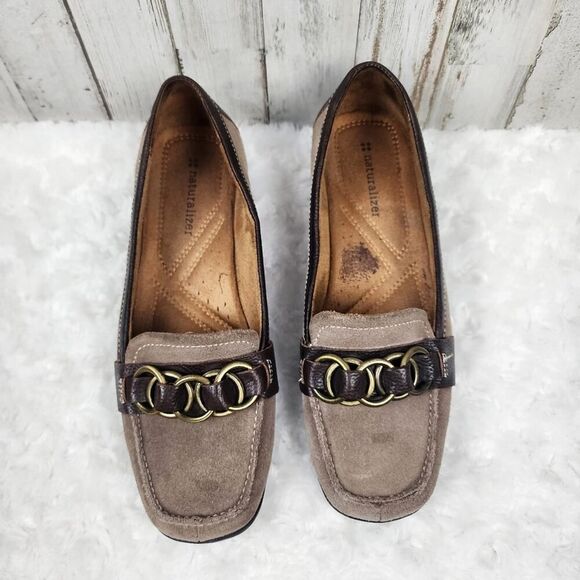 Naturalizer Leather Loafers Tan Size 7.5 - Picture 10 of 10